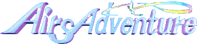 Airs Adventure title screen for Sega Saturn